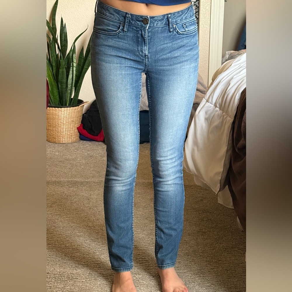 Calvin Klein Blue Skinny Jeans with Stretch Fit